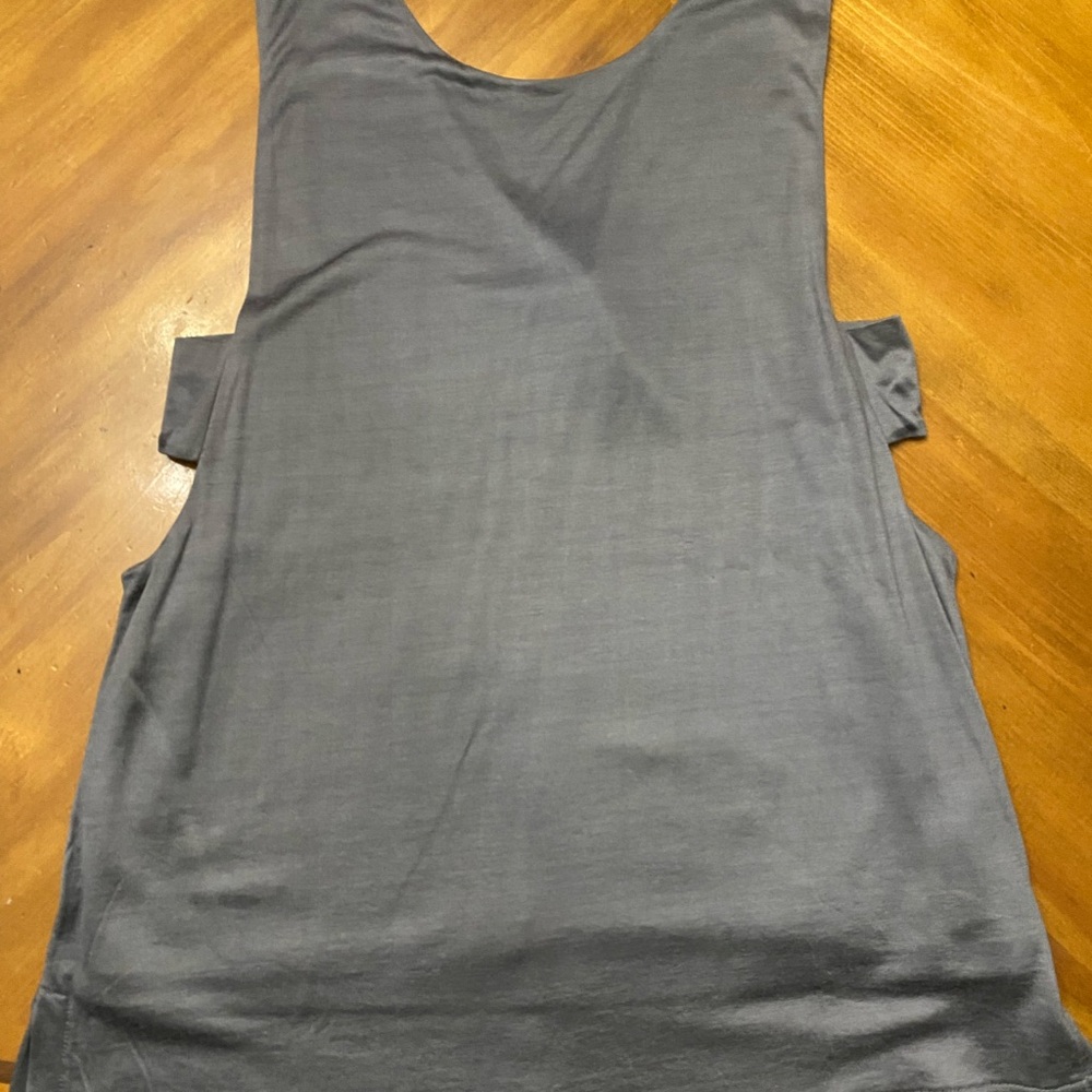 Gray Sleeveless Women's Top